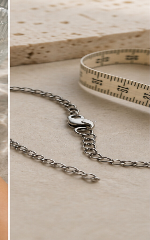 Handketting als cadeau met hartdetail en zachte verpakking